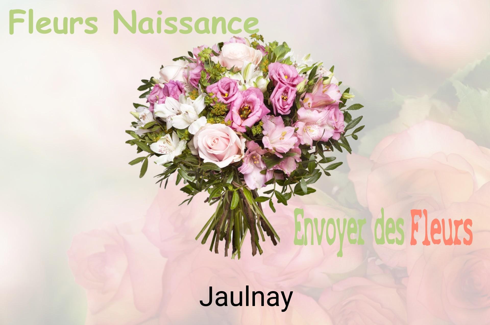 Bouquet de fleurs de naissance livré à Jaulnay